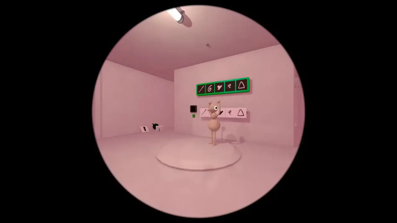 A character appears in a final room in Big Walk.