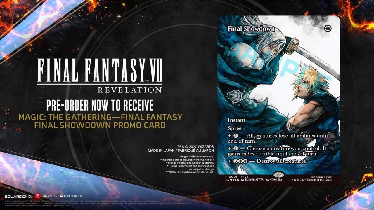 mtg final showdown ff promo