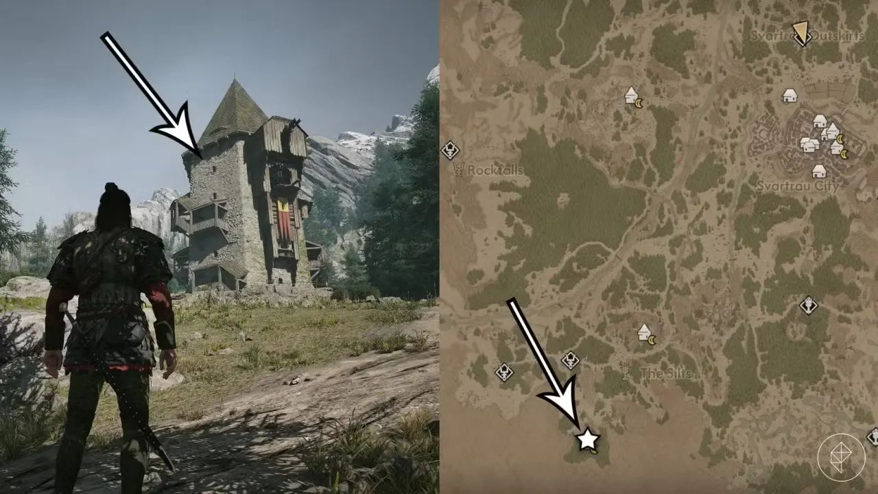 The flask of quicksilver location in The Blood of Dawnwalker.