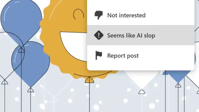 LinkedIn Adds 'Seems Like AI Slop' Button to Combat Low-Quality Content