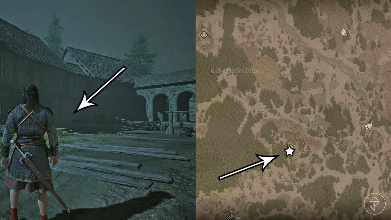A relic of a saint's location in The Blood of Dawnwalker.