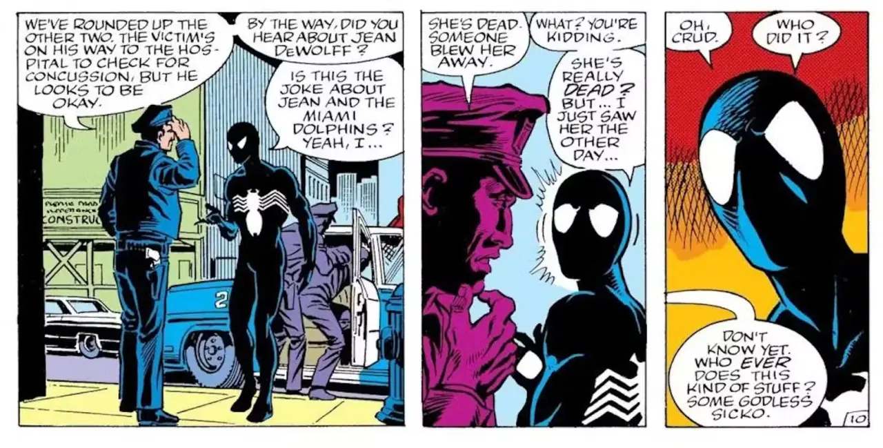 Spectacular Spider Man #107 - The Death Of Jean DeWolff